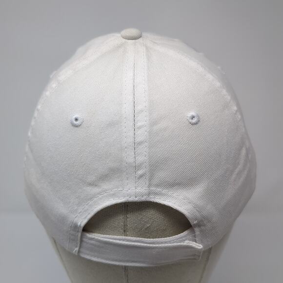 Hawaii Strapback Baseball Cap White One Size Adjustable Embroidered Surfware - Picture 5 of 8